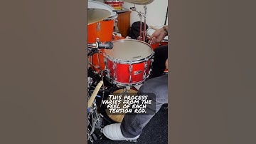 How do you get this kind of #snare #drum sound? #shorts #short #drums #sound #tune #tuning #tone