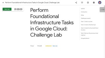 Perform Foundational Infrastructure Tasks in Google Cloud  Challenge Lab GSP315