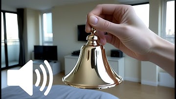 Hand bell ringing sound effect stereo HQ 96kHz - Big Bell sound effects