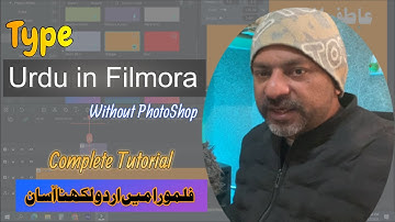 How To Write Urdu Text in WonderShare Filmora | Complete Tutorial