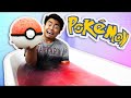 DIY How To Make GIANT POKEBALL BATHBOMB! (Pokémon Cards)