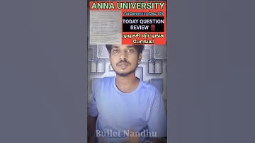 Engineering Today(Dec 18) Questions Review‼️#annauniversity#engineeering#1stsemester #regulation2025