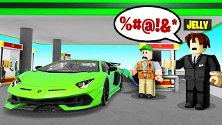 I Hired FANS To Run A GAS STATION In Roblox... (Gas Station Simulator)
