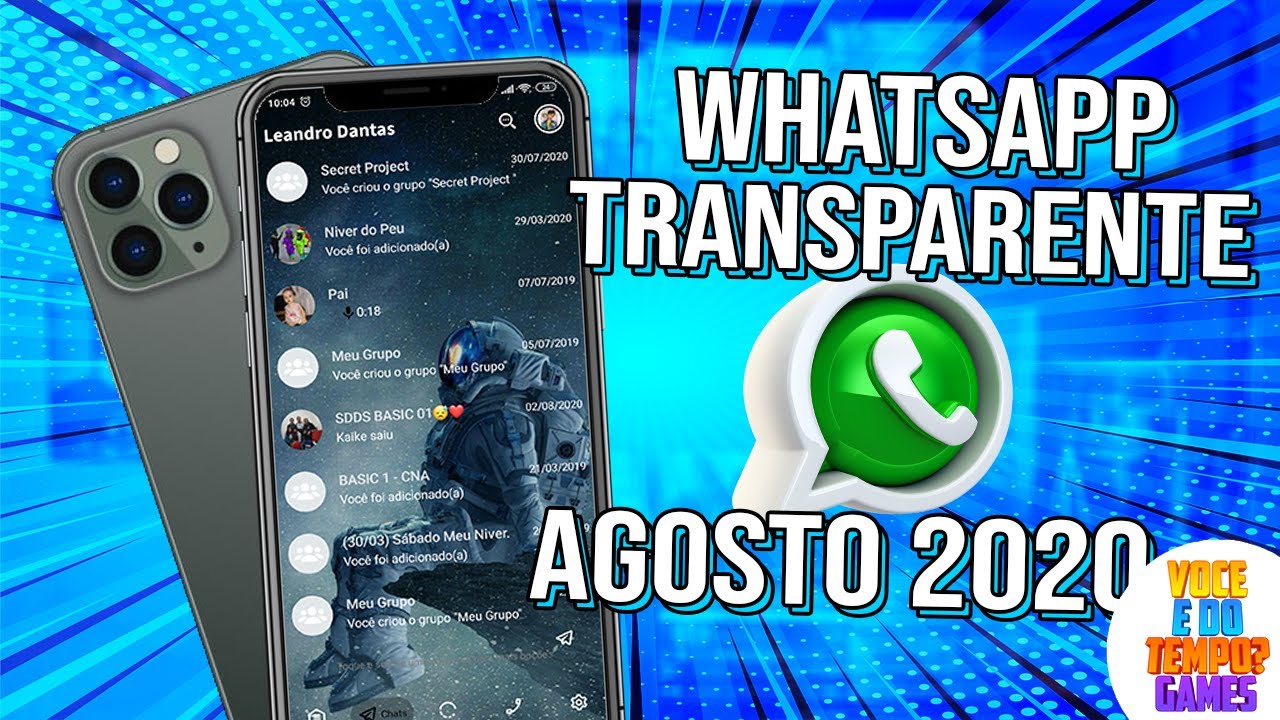 WhatsApp Transparente com Anti Ban - Atualizado Agosto de 2020
