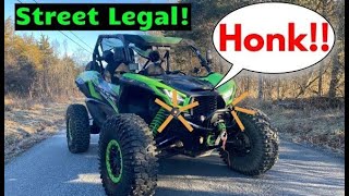 Make Any SxS/UTV Street Legal! Best Universal Turn Signal and Horn kit. Unboxing, Install, & Review