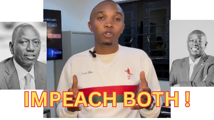 MORARA KEBASO EXPLAINS WHY HE THINKS BOTH RIGATHE GACHAGUA AND RUTO SHOULD BE IMPEACHED