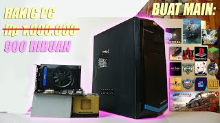 Rakit PC 900 Ribuan buat main FF, GOD OF WAR, GTA5, PS2 | lebih hemat harga dari rakitan kemarin