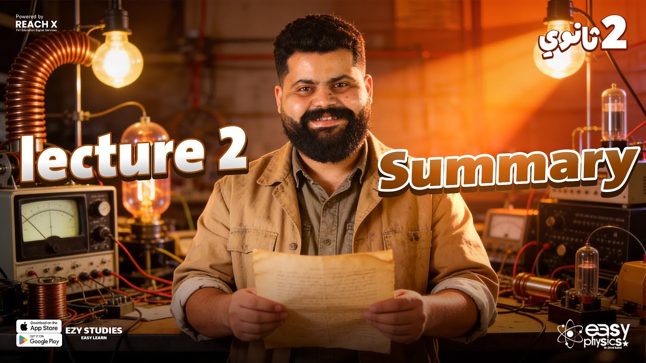 physics senior 2 second term | Energy and law | ملخص فيزياء لغات تانيه ثانوي
