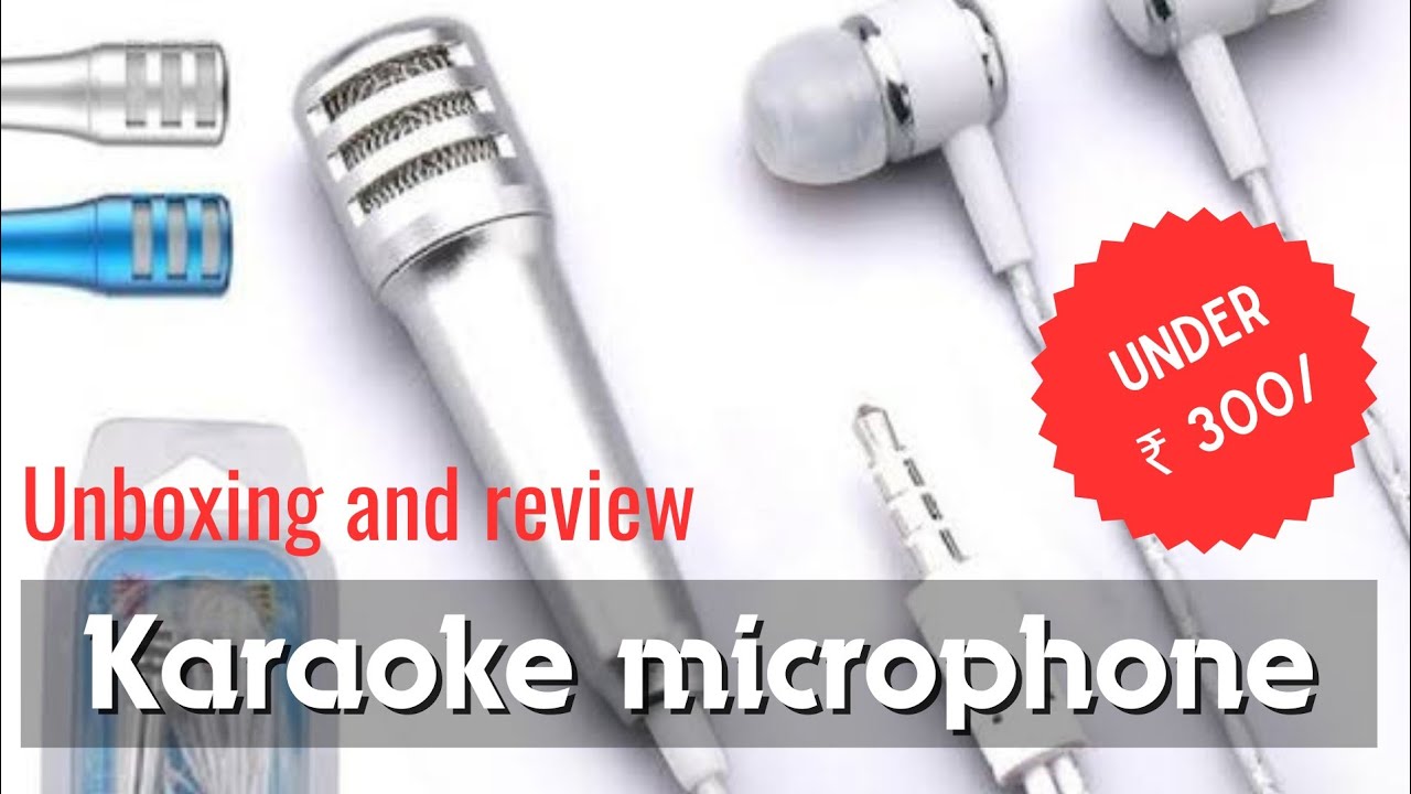 Mini Karaoke Mic for Audio Recording, Starmaker YouTube