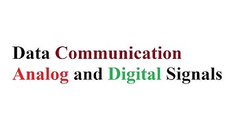 Data Communication and Analog and Digital Signals in Urdu | Hindi