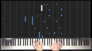 大海啊故鄉 Piano Tutorial (Synthesia)