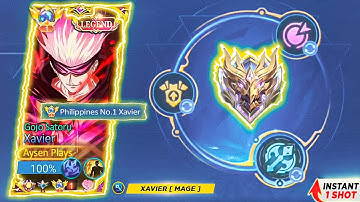 GLOBAL XAVIER 95% WINRATE NEW SECRET BUILD FOR UNLI ULTIMATE! 😱 (MUST TRY) |  TIPS & GUIDE | MLBB