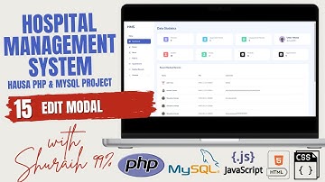 15 Edit Modal | HOSPITAL MANAGEMENT SYSTEM with PHP & MYSQL in HAUSA