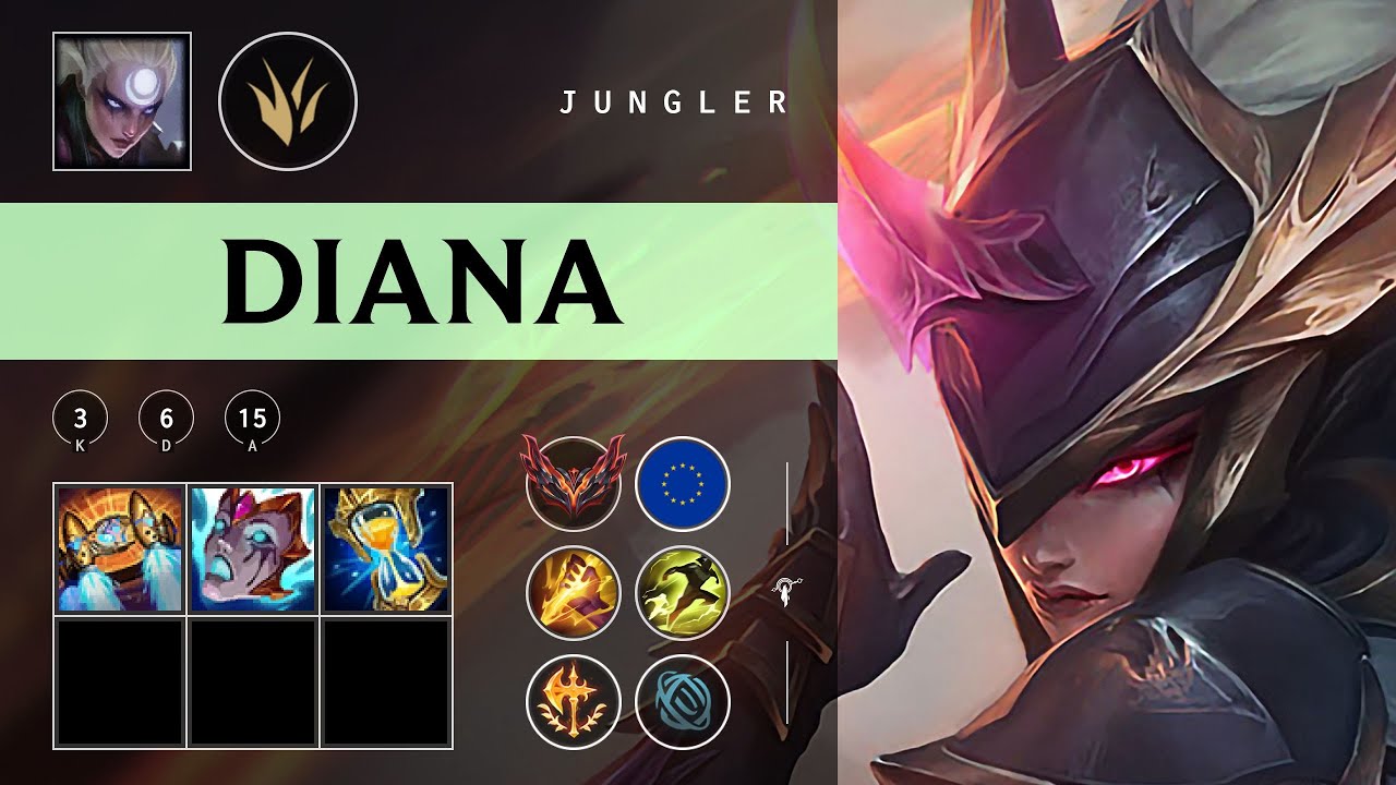Diana Jungle vs Talon - EUW Grandmaster Patch 25.24