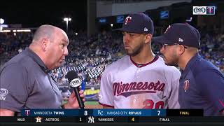 Rosario notches three hits, two RBI in Twins' 8-7 win