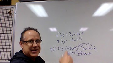 Algebra 2, 6.1 Video 1, Operations of Functions