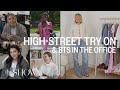 Pollys new highstreet spring try on zara massimo dutti  bts in the office  sheerluxe