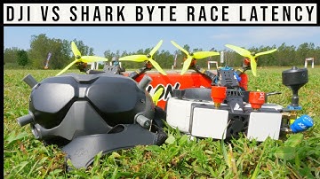 DJI FPV vs Shark Byte Racing Latency