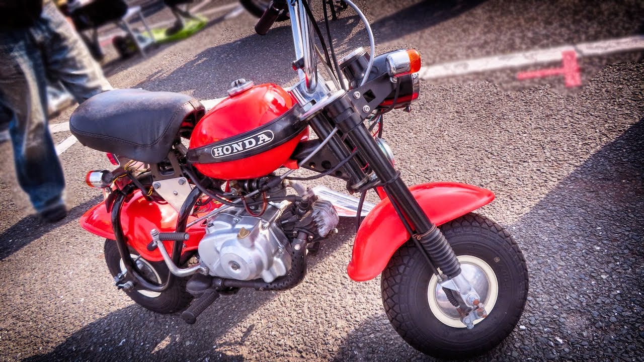ホンダ モンキー HONDA QA50 K0 公道仕様 1970 - YouTube