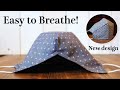 【Easy to Breathe】Face Mask With Filter Pocket Sewing Tutorial - Big Space Mask