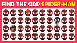 Find the ODD One Out | SpiderMan Emoji Quiz  | Easy, Medium, Hard, Impossible