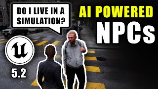 Telling NPCs they Live in a Simulation - Unreal Engine 5 AI NPCs screenshot 2