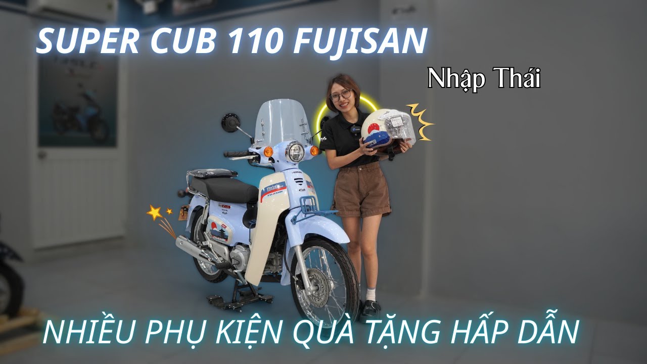 Super Cub 110 Fujisan nhập khẩu Thái Lan