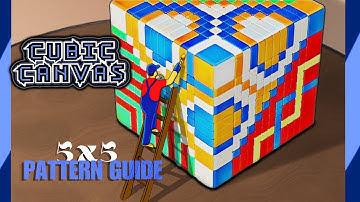CubicCanvas: 5x5 Pattern Guide
