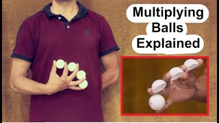 تعلم ألعاب الخفة ... multiplying balls explained ... magic trick revealed