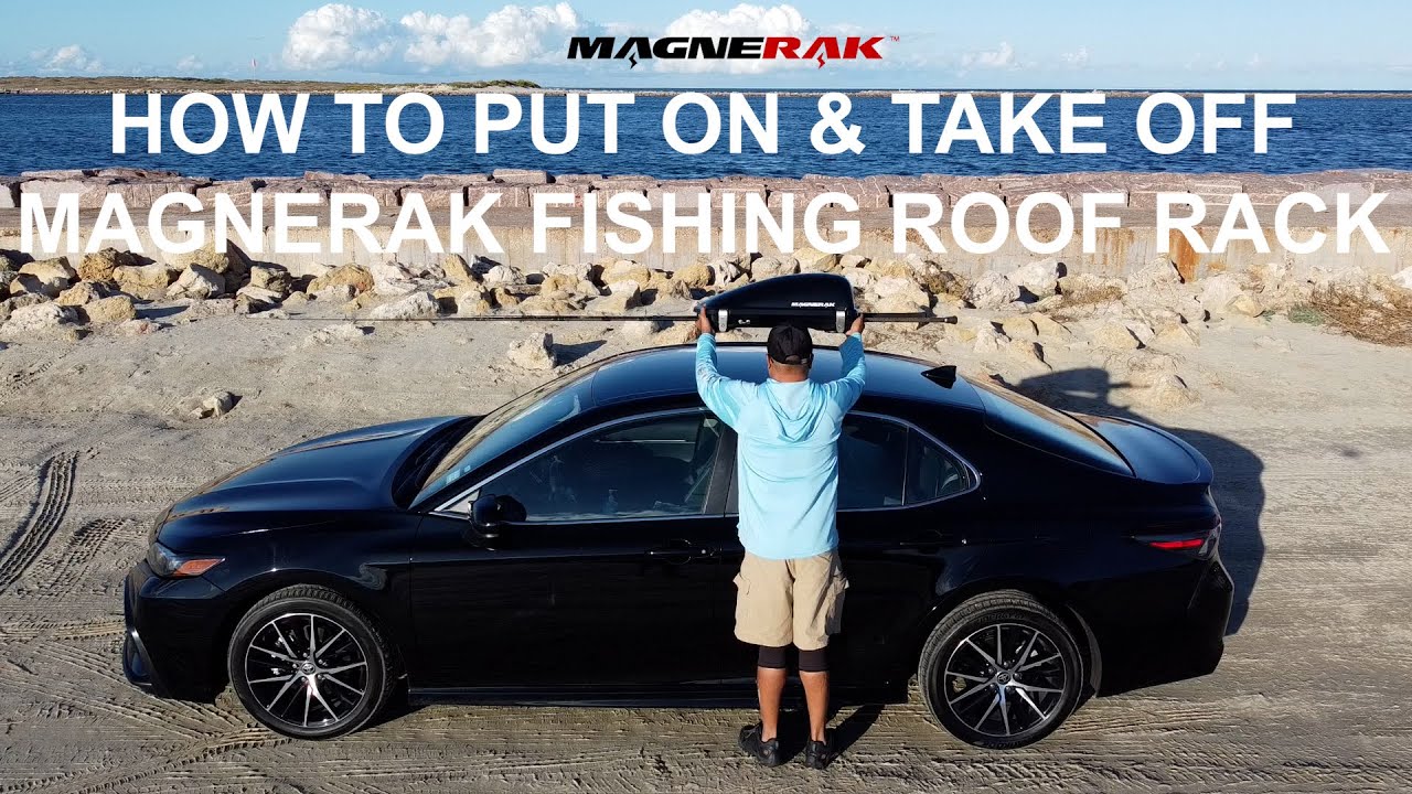 How to Put ON and Take OFF MAGNERAK M1 Fishing Rod Roof Rack 