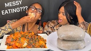 HILARIOUS MESSY EATING PRANK ON MOM / FUFU & EFO RIRO ASMR MUKBANG