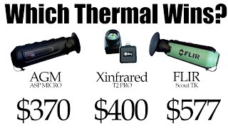 Cell Phone Thermal Imaging for Hunting? XinfraredT2 Pro Review &amp; Compare to FLIR Scout TK &amp; AGM ASP!