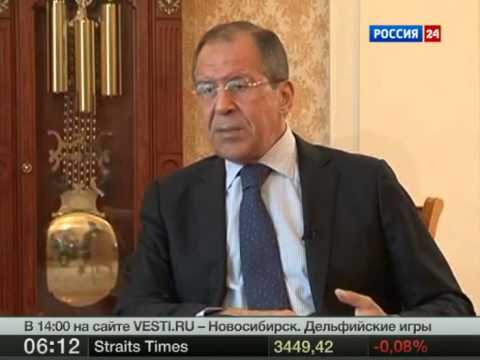 Сергей Лавров: возможно, израильская авиация нанесла удар по военным объектам Сирии (17.05.13)