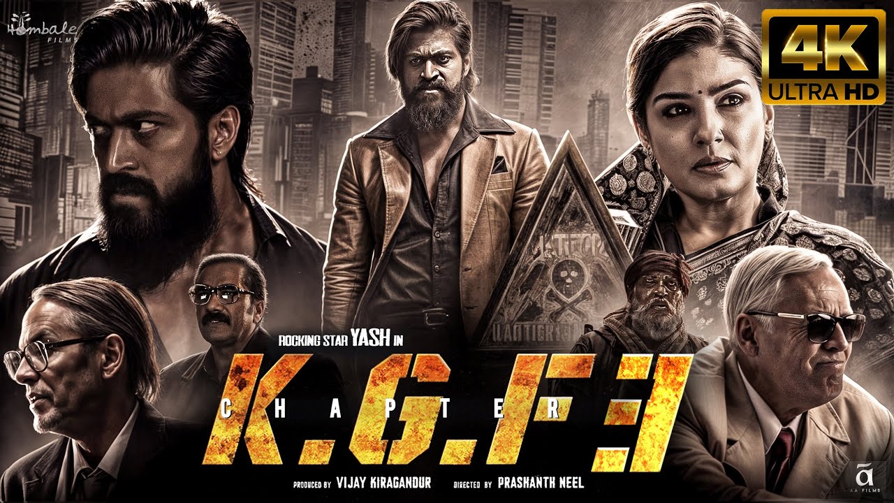 ⁣KGF Chapter 3(4K Quality) Full Movie HD Facts |Yash |Srinidhi Shetty, Raveena Tandon, Prashanth Neel