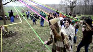 Wrapping the May Pole (May Day 2011)