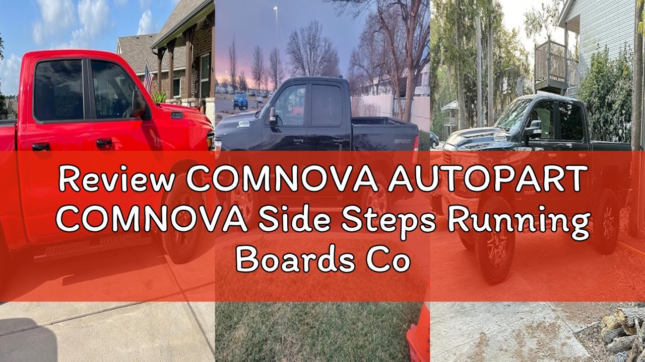 Review COMNOVA AUTOPART COMNOVA Side Steps Running Boards Compatible with 2019-2026 Dodge Ram 1500 (