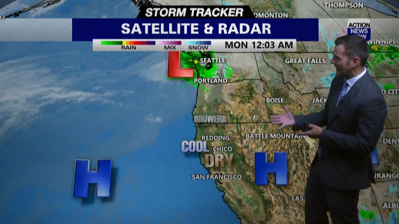 Storm Tracker Forecast: Staying cool with limited shower chances Monday ...