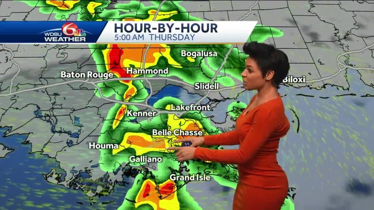 Scattered rain and storms overnight and Thursday morning, turning ...