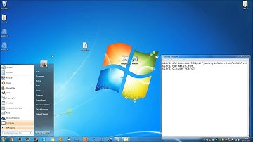 How to make a simple batch file (.bat) that can open applications, YouTube videos and more!