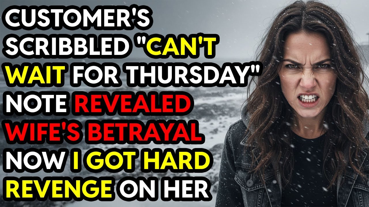 Customer's Scribbled "Can't Wait for Thursday" Note Revealed Wife's Betrayal I Got Revenge AudioBook