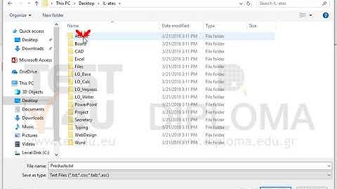 Export the Products table to the IL-ates\Files folder of your desktop, in text file format, and...