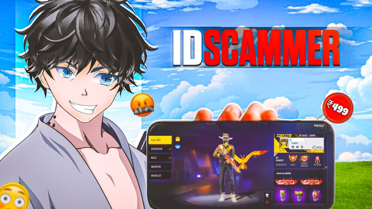 Free fire id SELLER Scam 🤯 free fire id in just 500