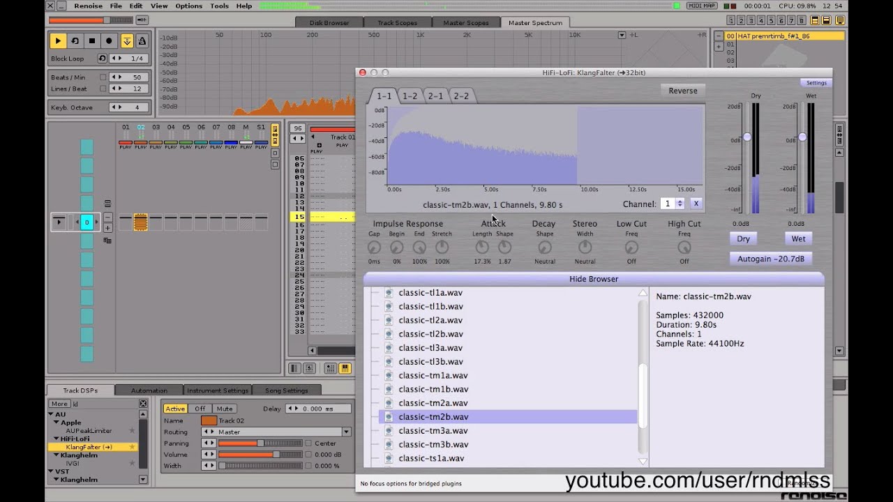 KlangFalter - free convolution reverb plugin DEMO - YouTube