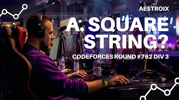 A. Square String?  | Codeforces Round 762 Div. 3 | Karmanya – an IIESTian | Python Solution