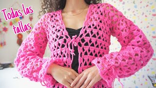 Cárdigan Odila / chaqueta calada a crochet / sobre medida