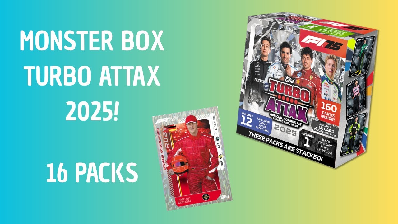 Apertura MONSTER BOX Turbo Attax 2025!