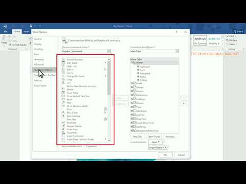 How to Customize the Toolbar Ribbon in MS Word | Ms Office-Training (Episode-65) | #shorts