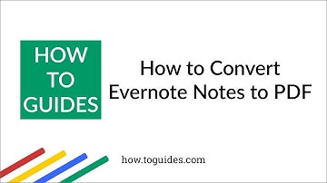 How to Convert Evernote Notes to PDF - Evernote ENEX Notebook to PDF Windows - How.ToGuides.com