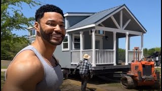 TINY HOME HOW TO Deliver and Set a RV Park Model