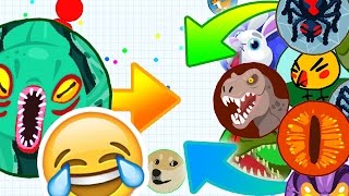 One Vs. All Agar.io Funny And Crazy Solo Agario Destroying Team Moments